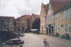 Bürgermeister-Hintze-Haus vid Wasser West i Stade. 1640-tal.