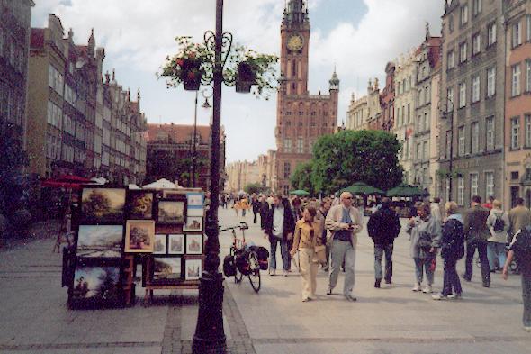 Huvudstråket i Gdansk