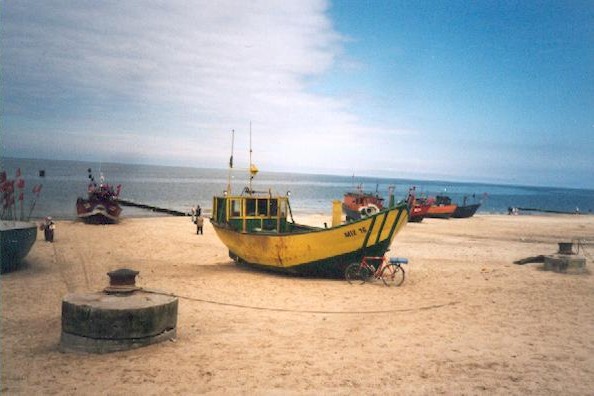 Fiskehamnen i Miedzyzdroje