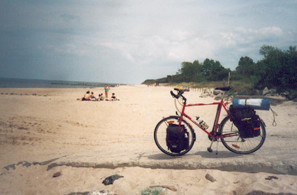 Strand vid Seebad Ahlberg