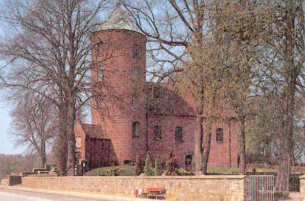Sanderborgs slottskyrka (med orginella l&auml;ktare)