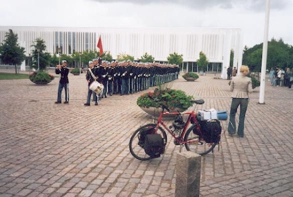 Milit&auml;rparad i Frederikshavn.