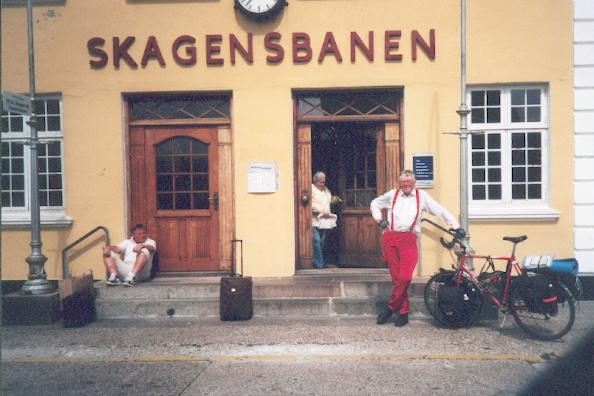 J&auml;rnv&auml;gsstationen i Skagen.