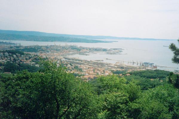 vy över Trieste