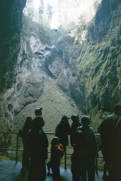 Kolapsad grotta i Macocha