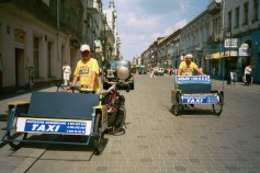 Cykeltaxi i Lodz