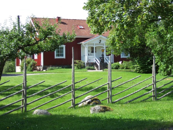 Stora Sl&auml;tthult, g&aring;rden som enligt lag f&ouml;rs&ouml;rjde krigsmakten med folk till krig i Tyskland och Norge. /Lejon/