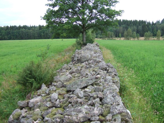 Sonarp. Stora f&auml;lt med mycket sten. /Pr&auml;stsl&auml;kt/