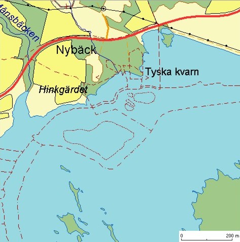 Tyskqvarn = Tyska kvarn (The German mill. bild/karta_tyskkvarn_detalj.jpg