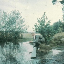 Tvagning i en stilla sj� k�nns sk�nt